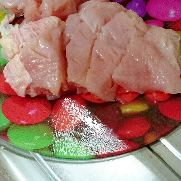 簡単下処理!鶏胸肉をふっくら美味しく☆